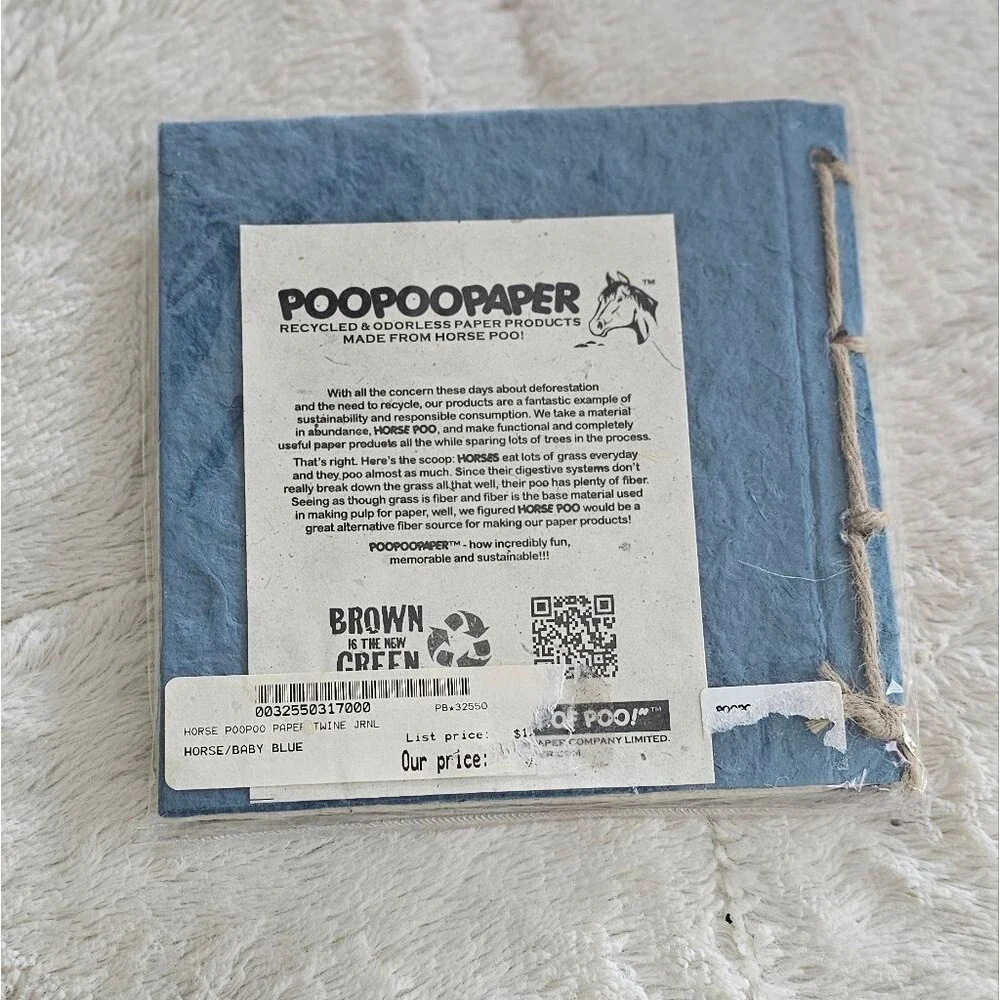 NEW Blue and White Horse Design Notebook Journal